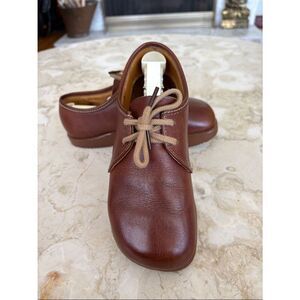 Vintage 1970s Roots Earth Shoes Leather Oxfords Rare Canadian Made Collectible